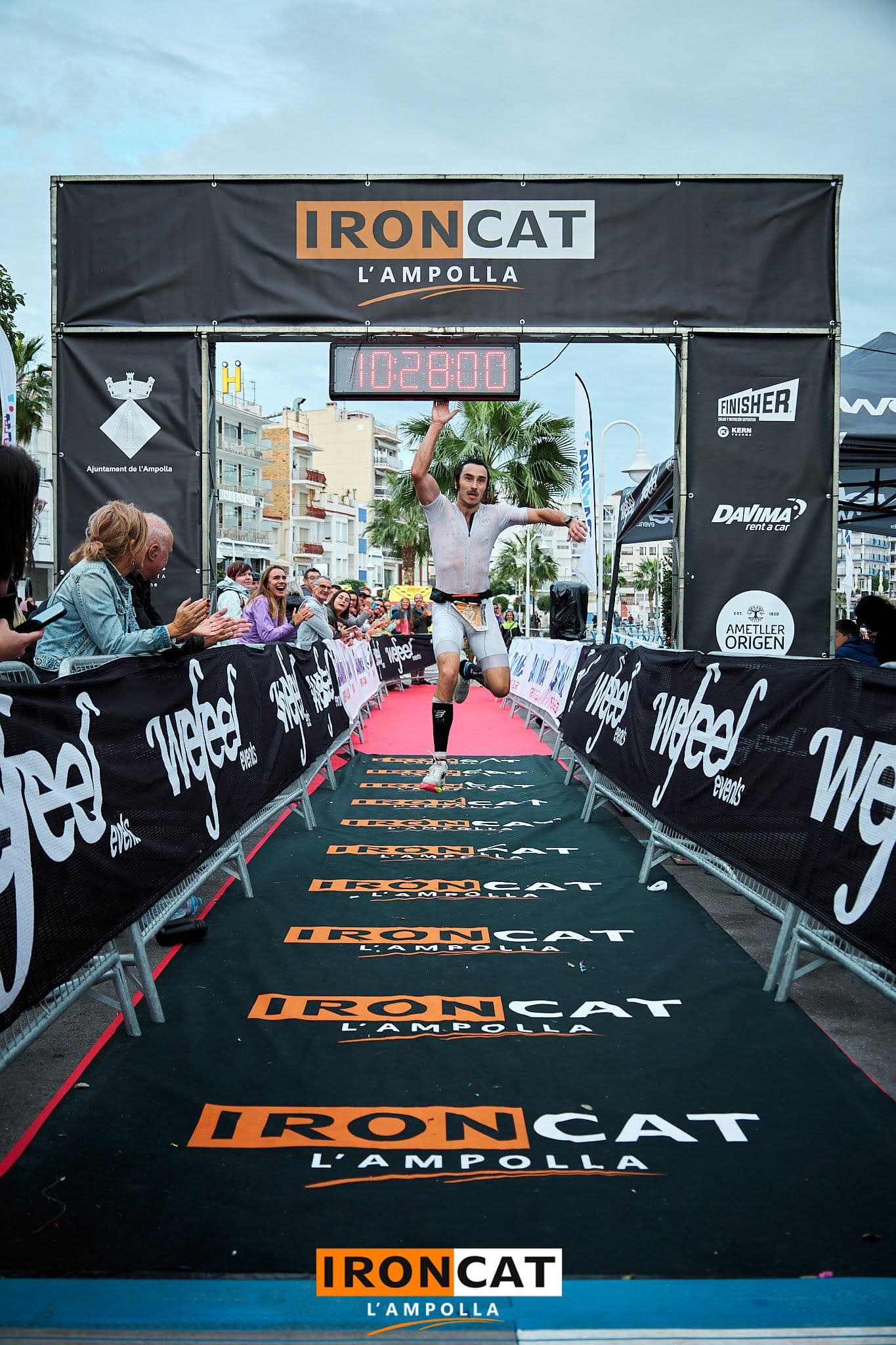 Ironman finish line