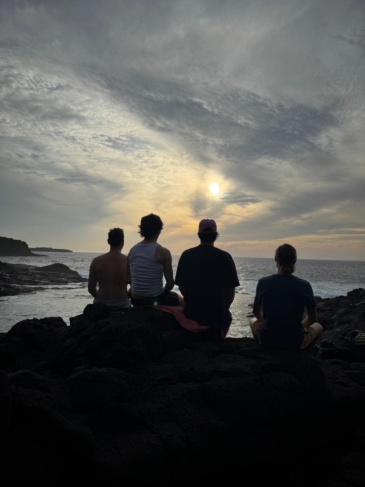 Outdoor group meditation